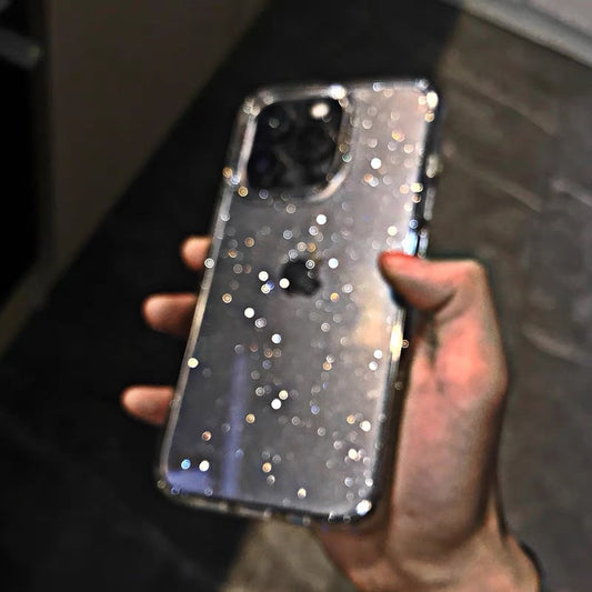Luxury Bling Glitter Transprent Case for IPhone 6 7 8 X XS XR 11 12 13 14 15 Pro max plus