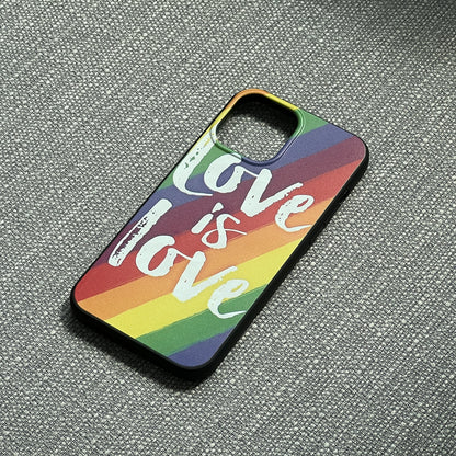 Love is love rainbow pride LGBTQ+ iPhone Case